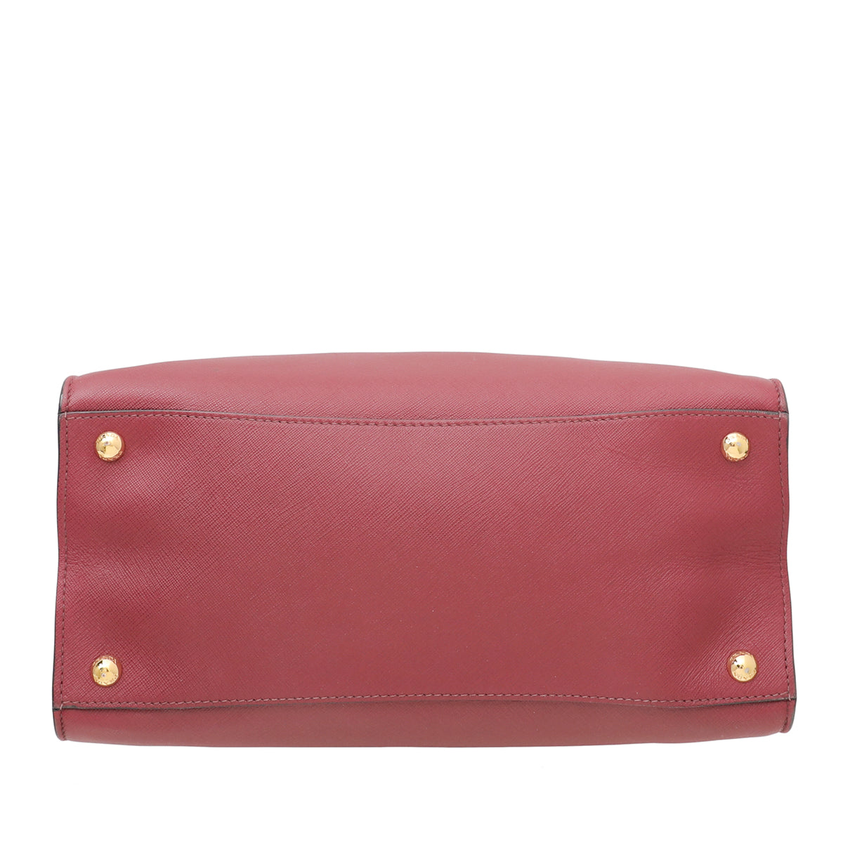 Prada Maroon Soft Triple Pocket Tote Bag-Prada-THE CLOSET