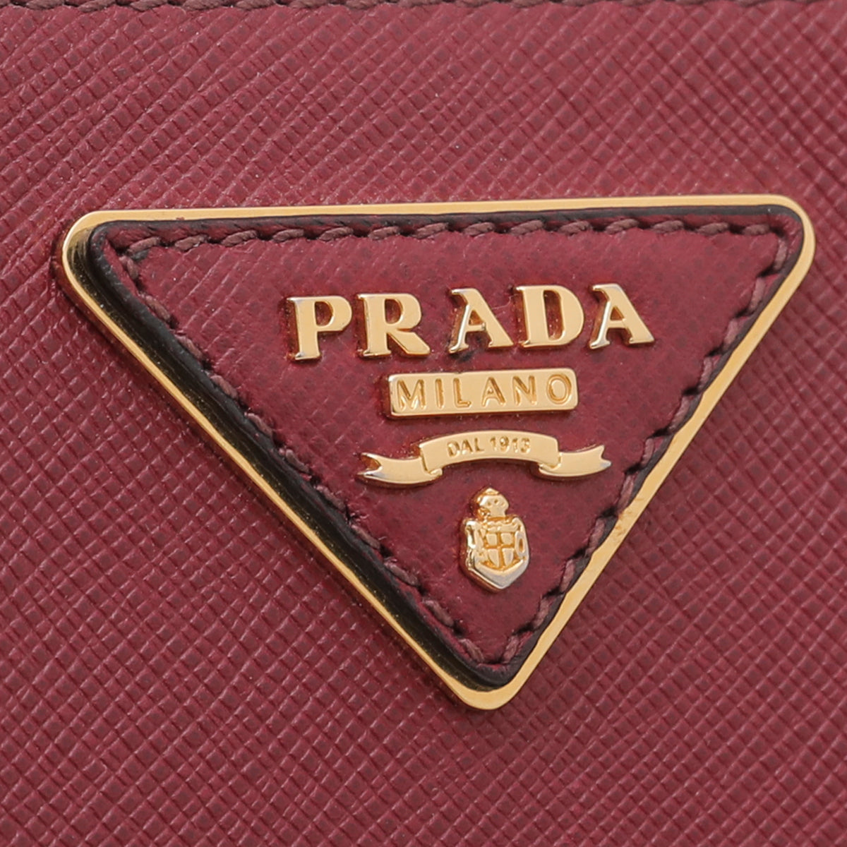 Prada Maroon Soft Triple Pocket Tote Bag-Prada-THE CLOSET