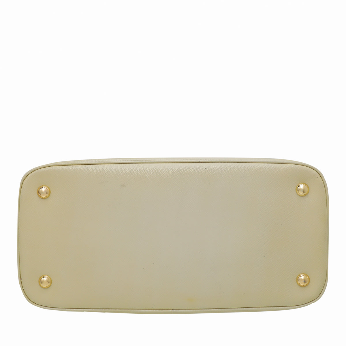 Prada Light Yellow Vernis Open Promenade Satchel Bag-Prada-THE CLOSET