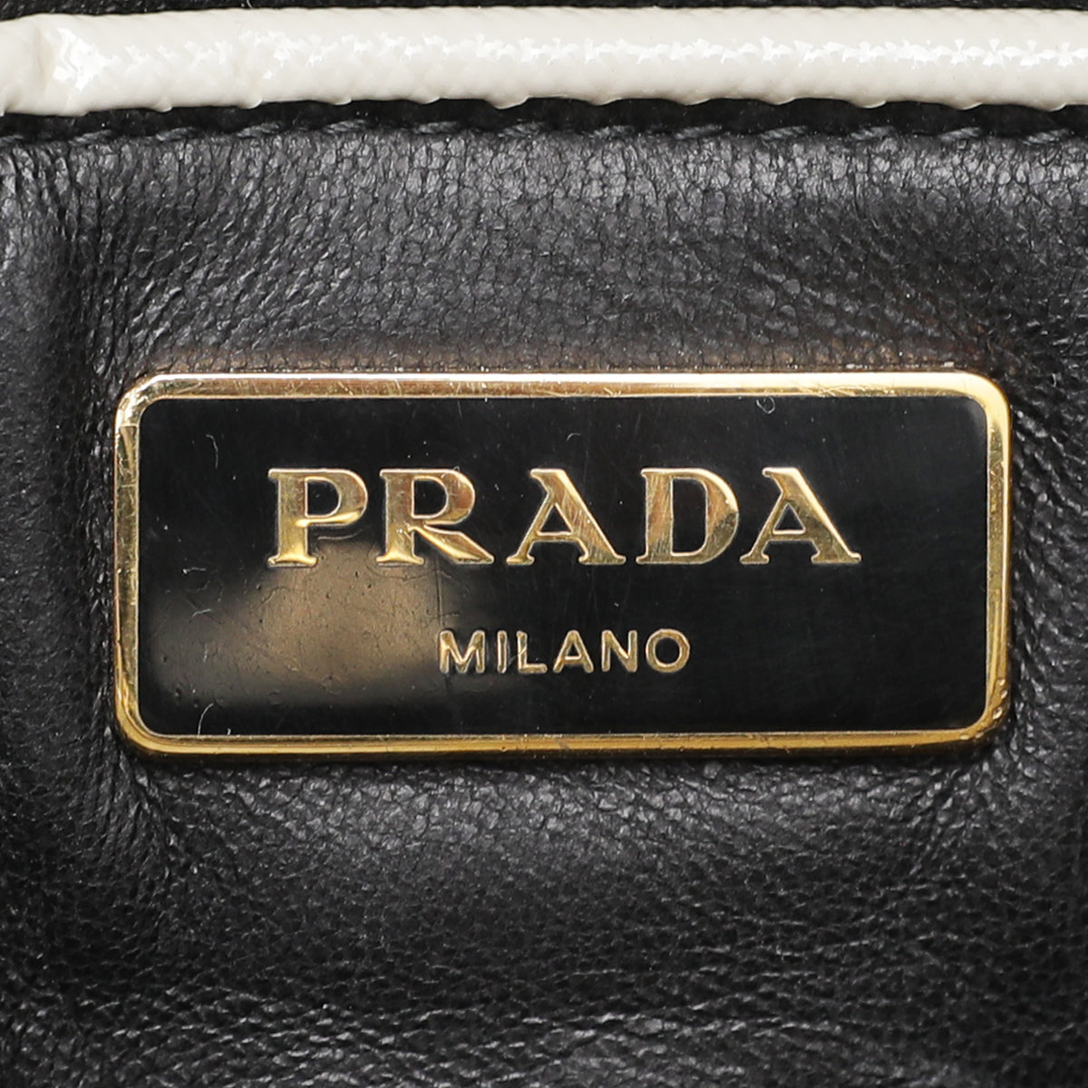 Prada Light Yellow Vernis Open Promenade Satchel Bag-Prada-THE CLOSET