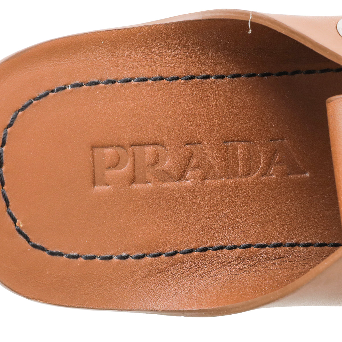 Prada Bicolor Studded Wrap Around Gladiator Sandals 36
