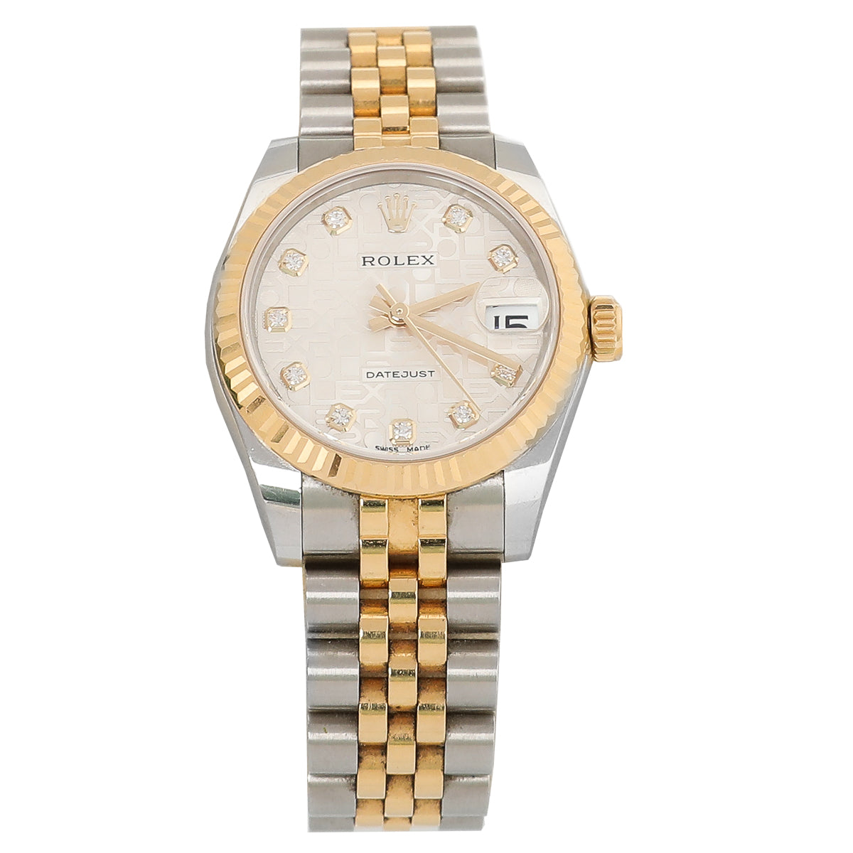 Rolex 18K Yellow Gold Diamond ST.ST Datejust Jubilee 31mm Watch