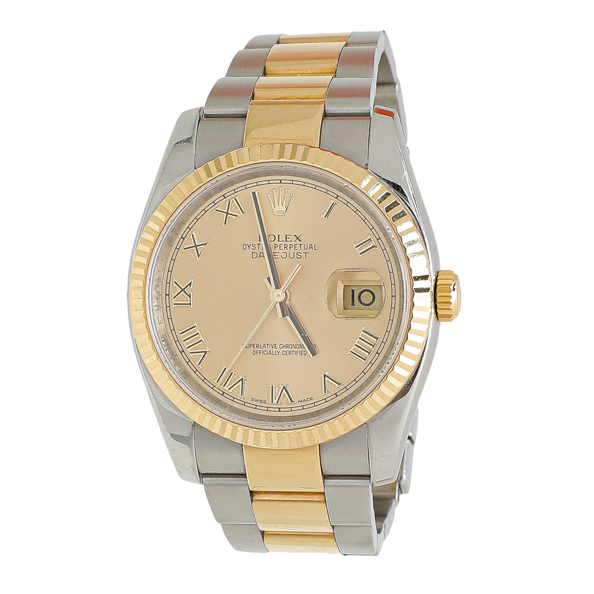 Rolex Steel-Gold Oyster Perpetual Datejust 36 Watch-Rolex-THE CLOSET