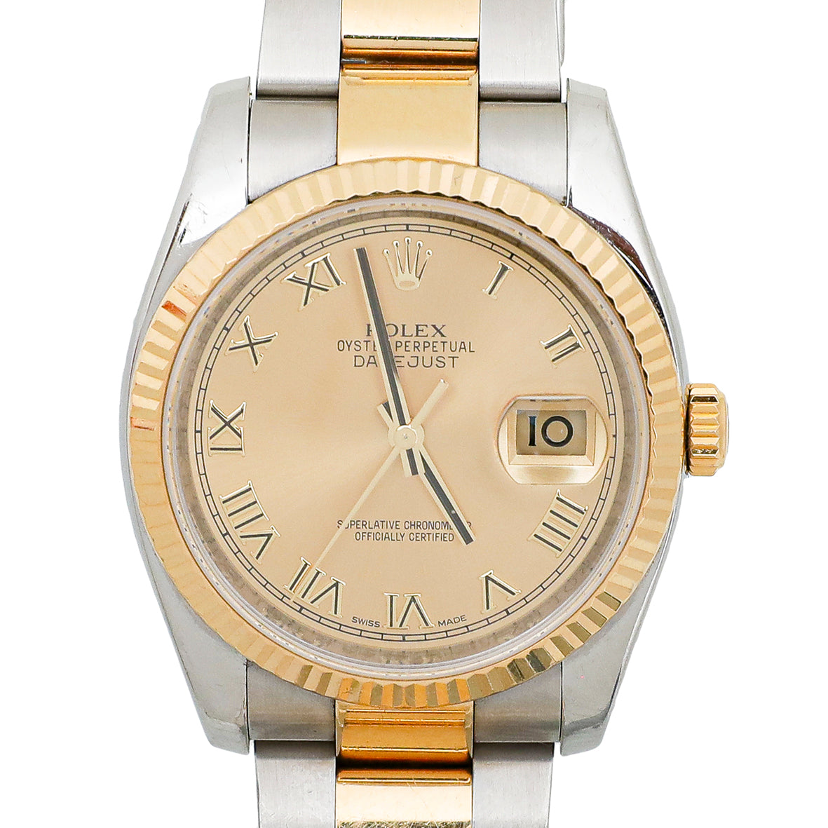 Rolex Steel-Gold Oyster Perpetual Datejust 36 Watch-Rolex-THE CLOSET