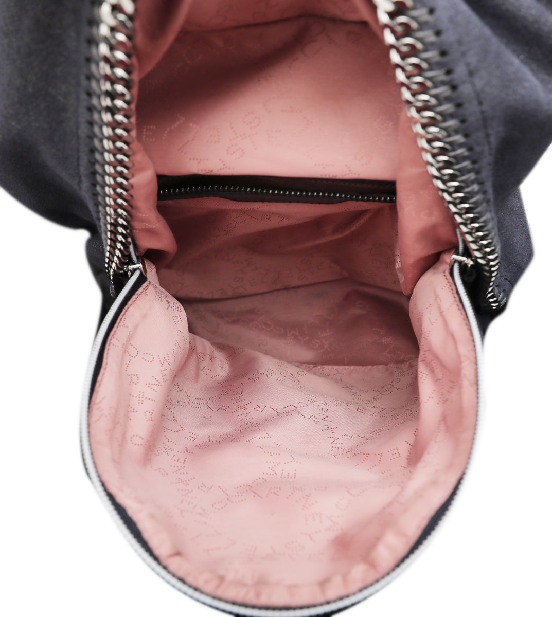 falabella quilted mini backpack Stella Mccartney Navy blue Falabella Backpack Small Bag – THE CLOSET