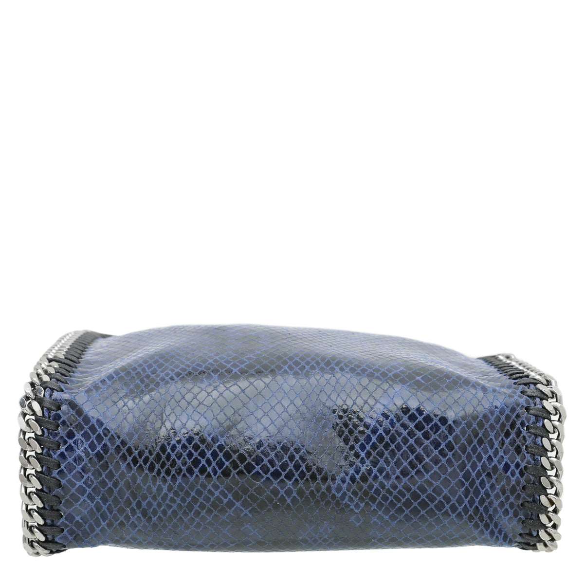 Stella Mccartney Blue Snakeskin Falabella Mini Bag-Stella Mccartney-THE CLOSET