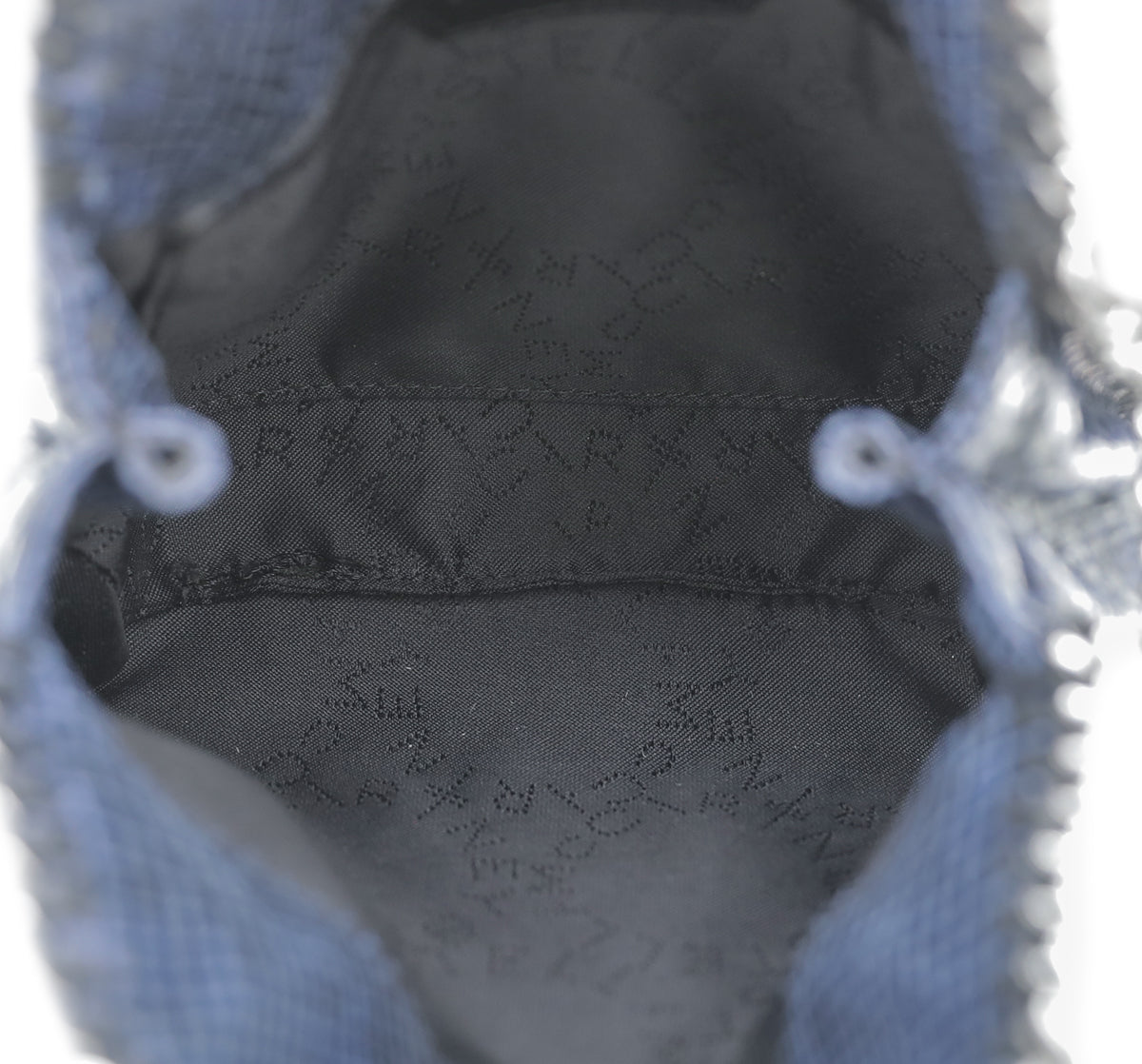 Stella Mccartney Blue Snakeskin Falabella Mini Bag-Stella Mccartney-THE CLOSET