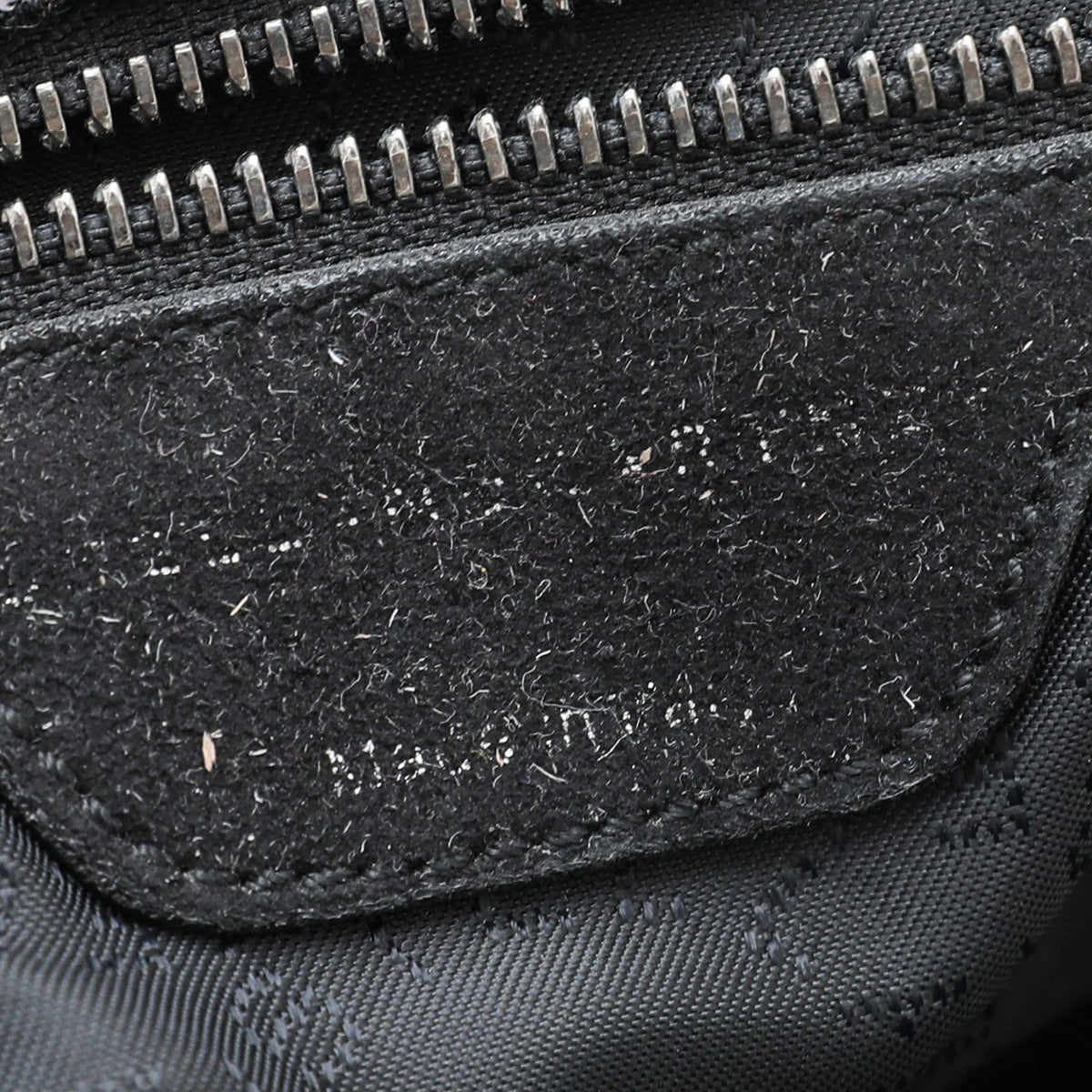 Stella Mccartney Black Velvet Sequins Falabella Tote Bag-Stella Mccartney-THE CLOSET