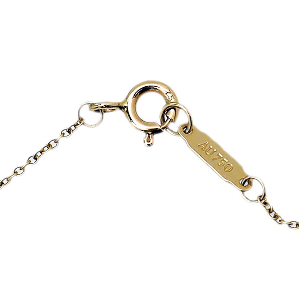 Tiffany & Co 18K Yellow Gold Double Mini Heart Tag Pendant Necklace-Tiffany & Co-THE CLOSET