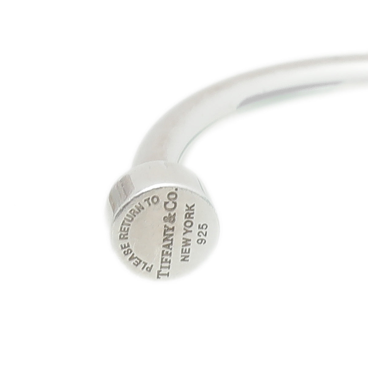 Tiffany & Co Silver Return To Tiffany Circle Edge Small Bracelet-Tiffany & Co-THE CLOSET