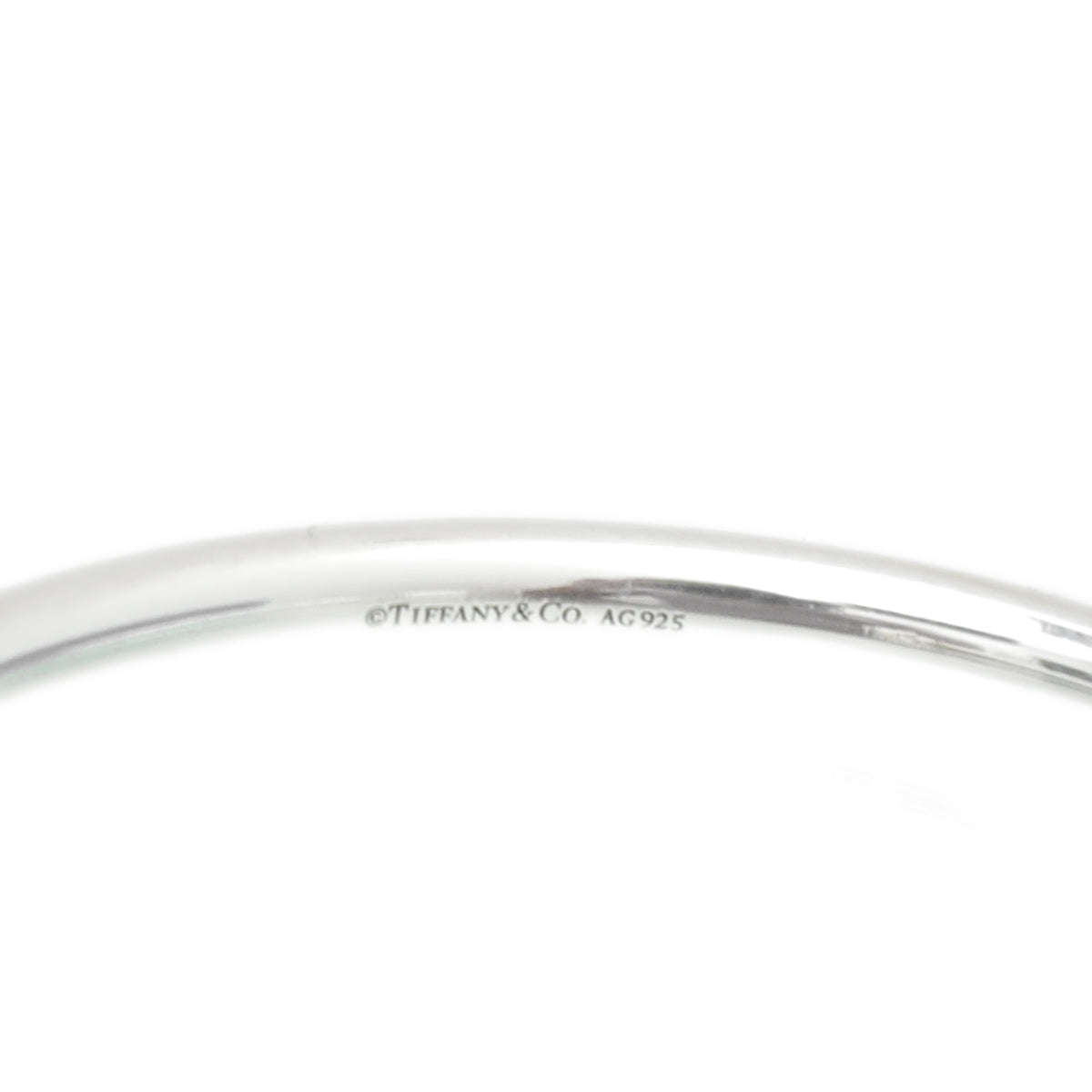 Tiffany & Co Silver Return To Tiffany Circle Edge Small Bracelet-Tiffany & Co-THE CLOSET