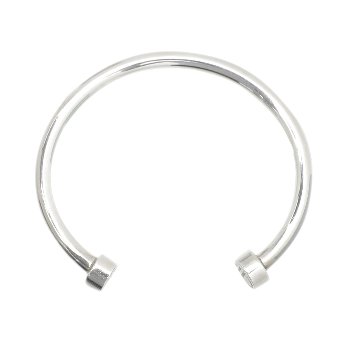 Tiffany & Co Silver Return To Tiffany Circle Edge Small Bracelet-Tiffany & Co-THE CLOSET