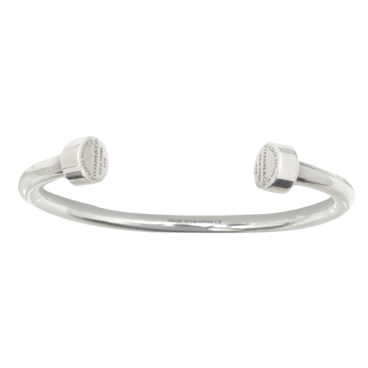 Tiffany & Co Silver Return To Tiffany Circle Edge Small Bracelet