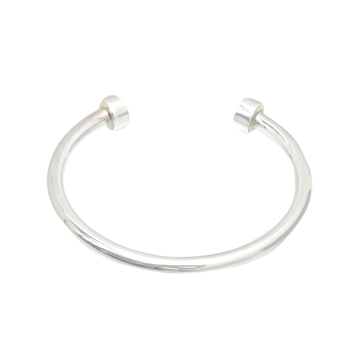 Tiffany & Co Silver Return To Tiffany Circle Edge Small Bracelet-Tiffany & Co-THE CLOSET