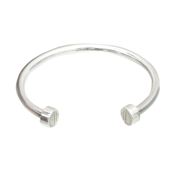 Tiffany & Co Silver Return To Tiffany Circle Edge Small Bracelet
