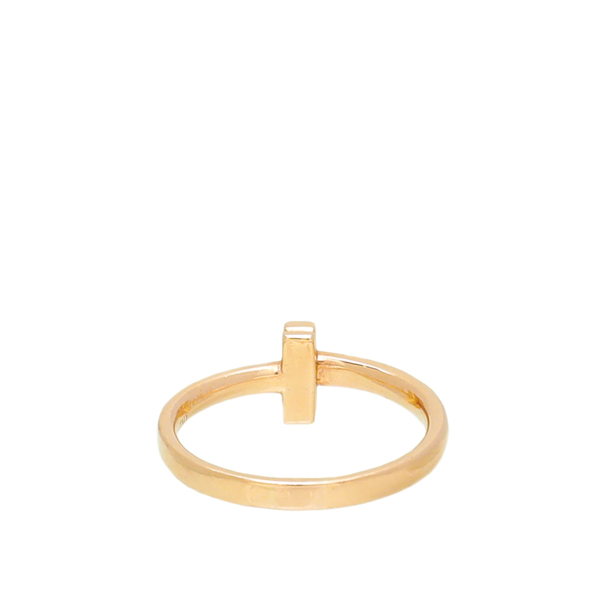 Tiffany & Co 18K Pink Gold T1 2.5mm Ring-Tiffany & Co-THE CLOSET