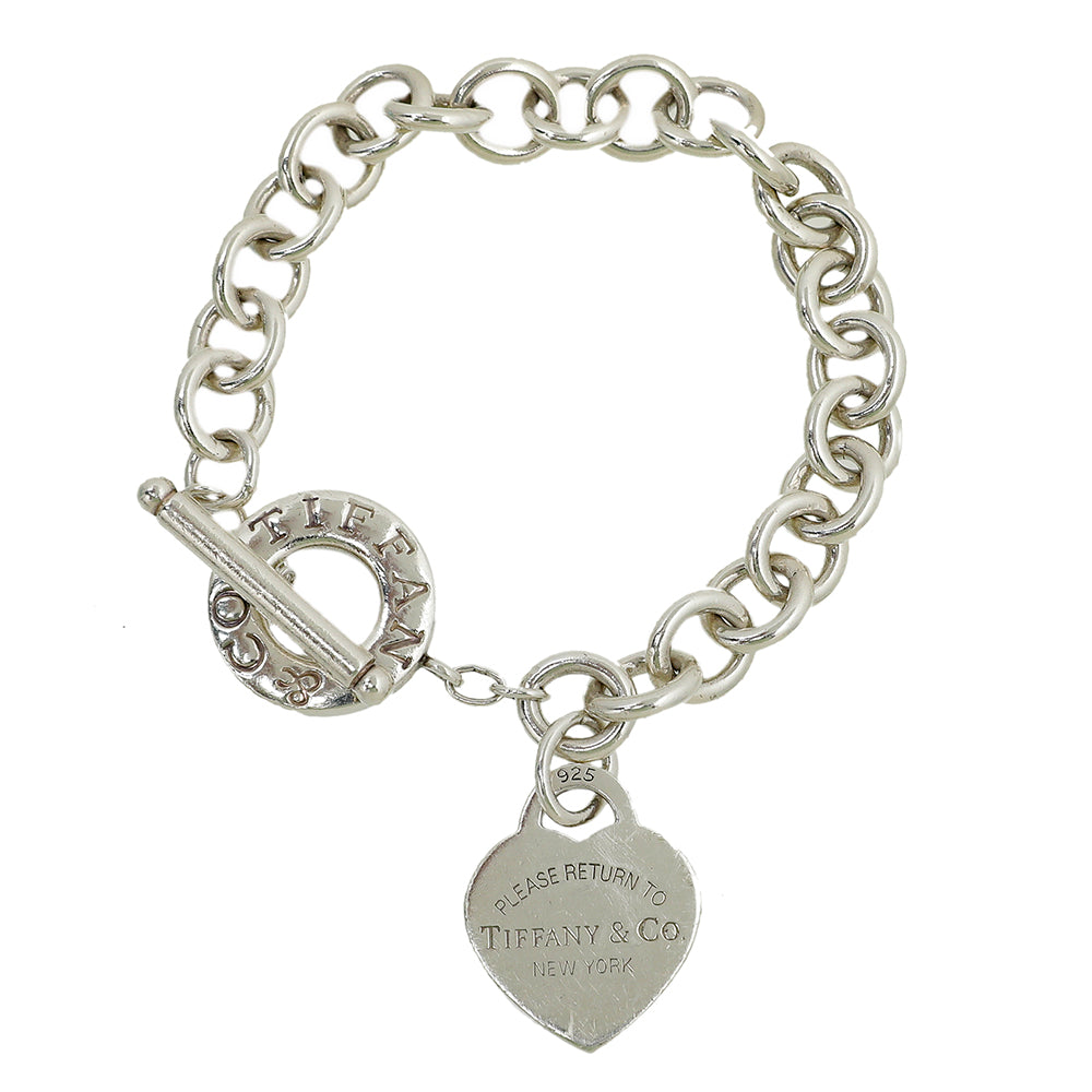 Tiffany & Co Silver Heart Tag Toggle Bracelet-Tiffany & Co-THE CLOSET
