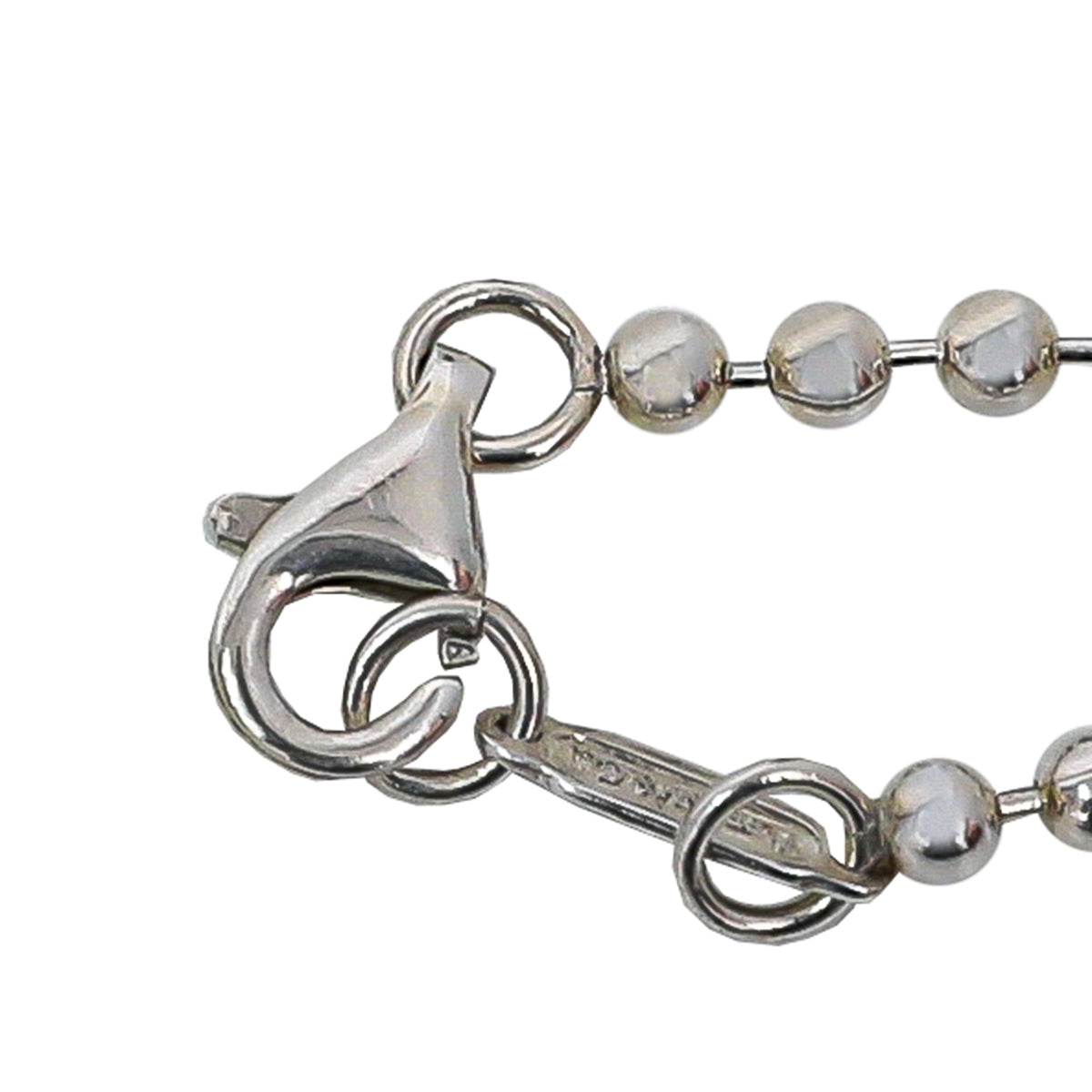 Tiffany & Co Silver Retired Atlas Tag Pendant Necklace-Tiffany & Co-THE CLOSET