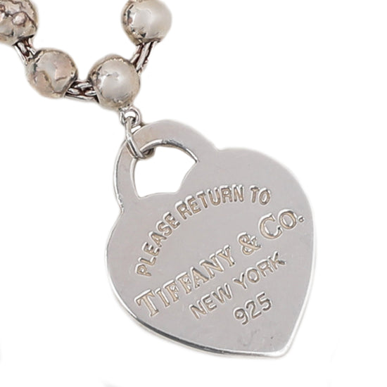 Return to Tiffany Heart Tag Bead Necklace