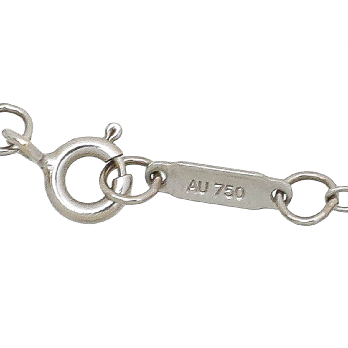 Tiffany & Co 18K White Gold Diamond Return To Tiffany Heart Tag Necklace-Tiffany & Co-THE CLOSET