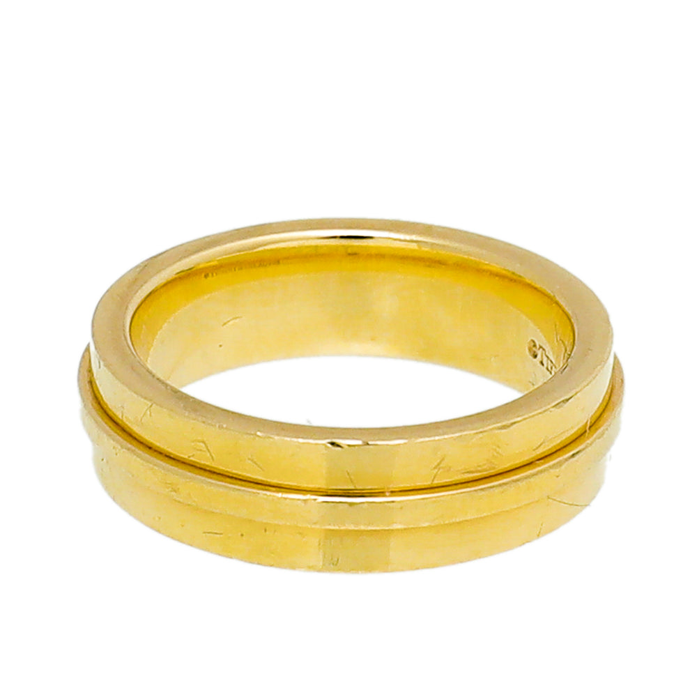 Tiffany 18K Yellow Gold T-Wide Ring 7-Tiffany & Co-THE CLOSET