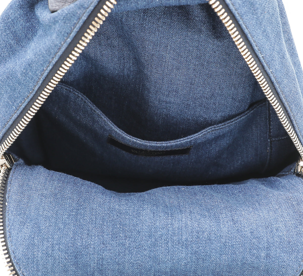 Valentino Blue Denim Butterfly Backpack Bag-Valentino-THE CLOSET