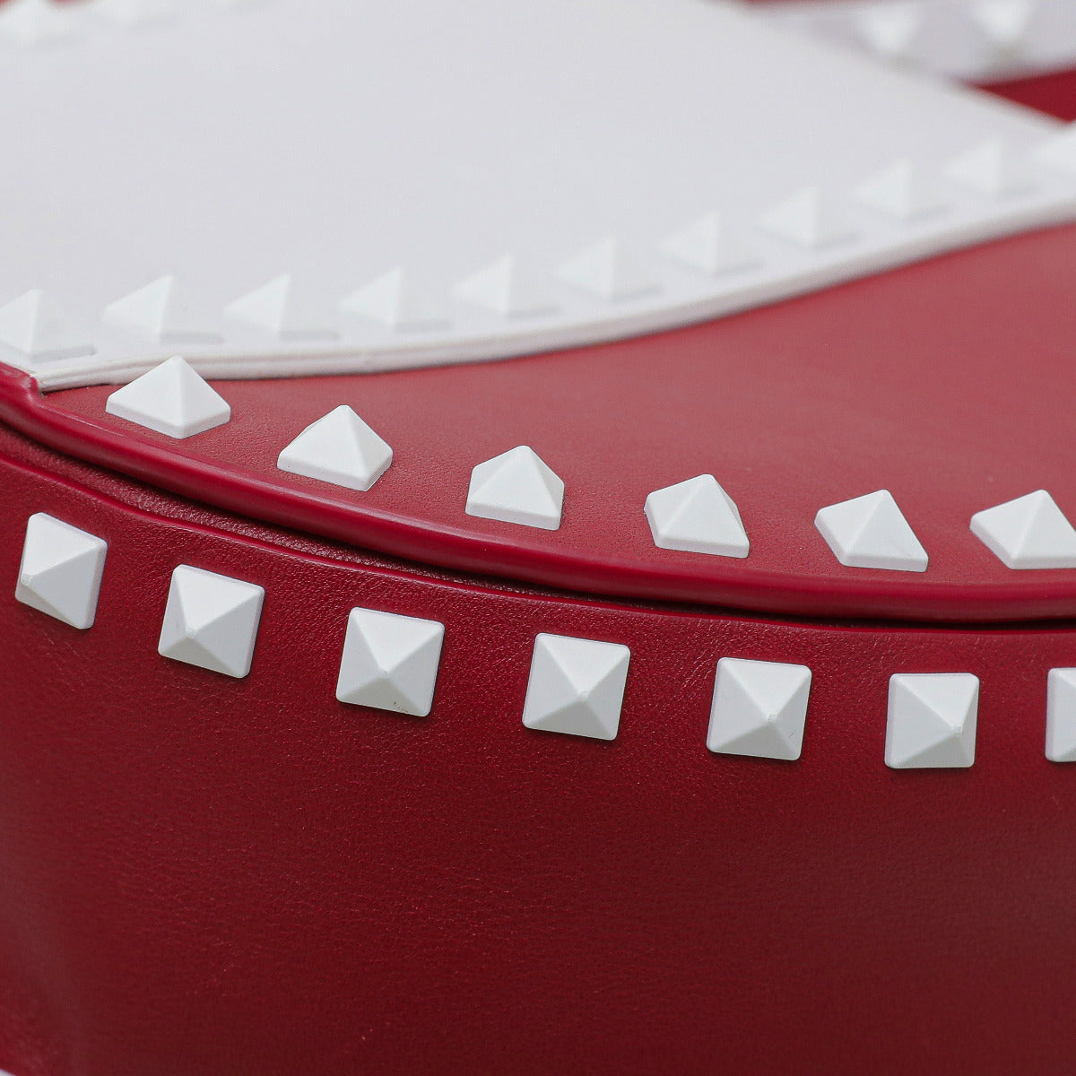 Valentino Bicolor Free Rockstud Halfmoon Saddle Bag-Valentino-THE CLOSET