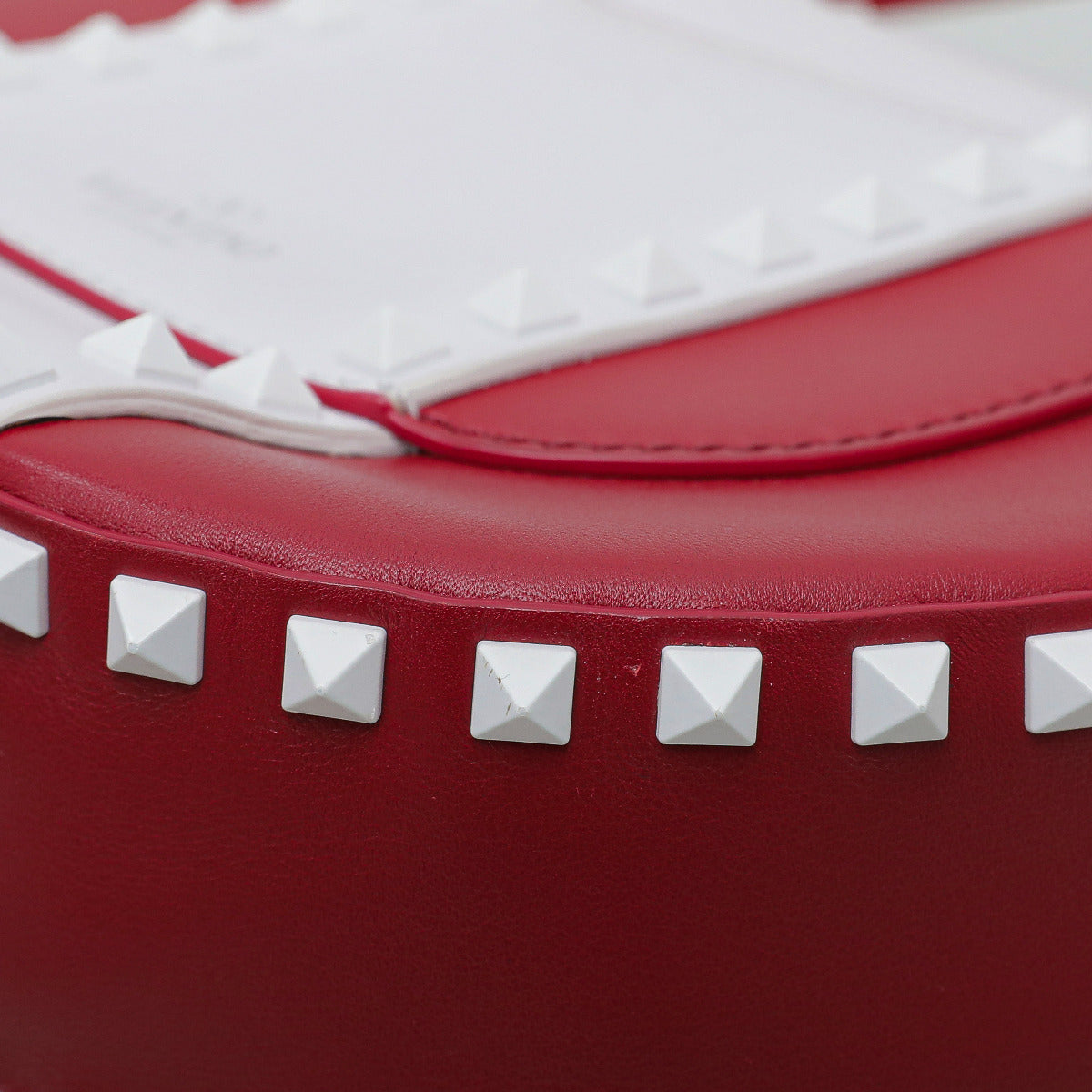 Valentino Bicolor Free Rockstud Halfmoon Saddle Bag-Valentino-THE CLOSET