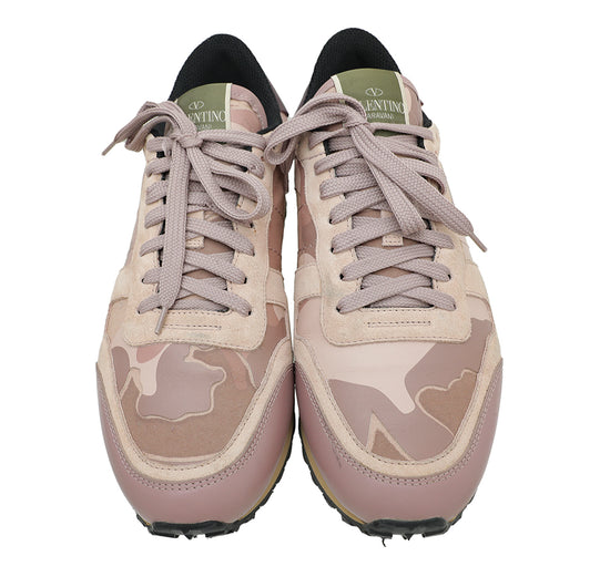 Valentino Old Rose Camouflage Sneaker 41