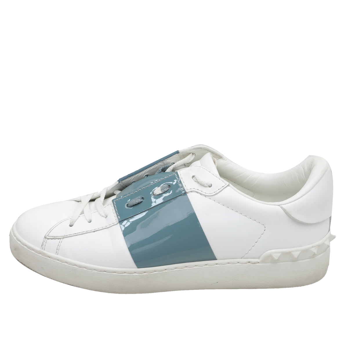 Valentino Bicolor Open Stripe Sneaker 40-Valentino-THE CLOSET