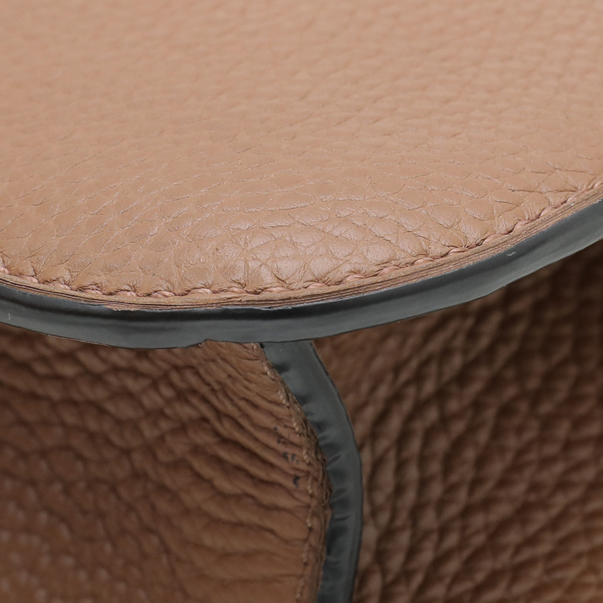 Valentino Brown Rockstud Glam Lock Bag-Valentino-THE CLOSET