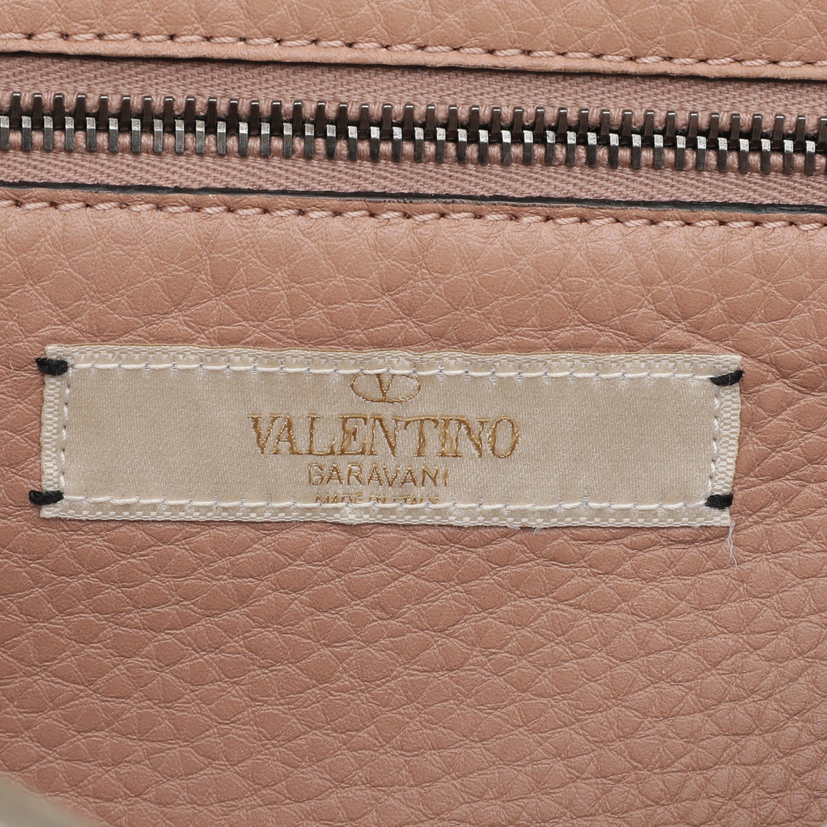 Valentino Blush Rockstud Rolling Small Tote Bag-Valentino-THE CLOSET