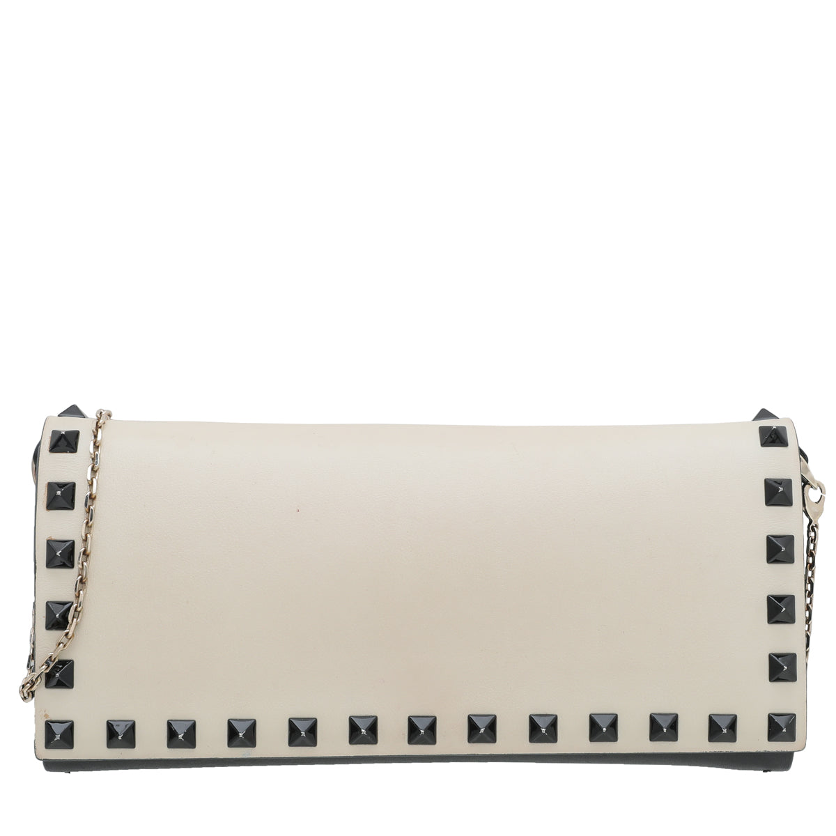 Valentino Bicolor Rockstud Wallet On Chain-Valentino-THE CLOSET