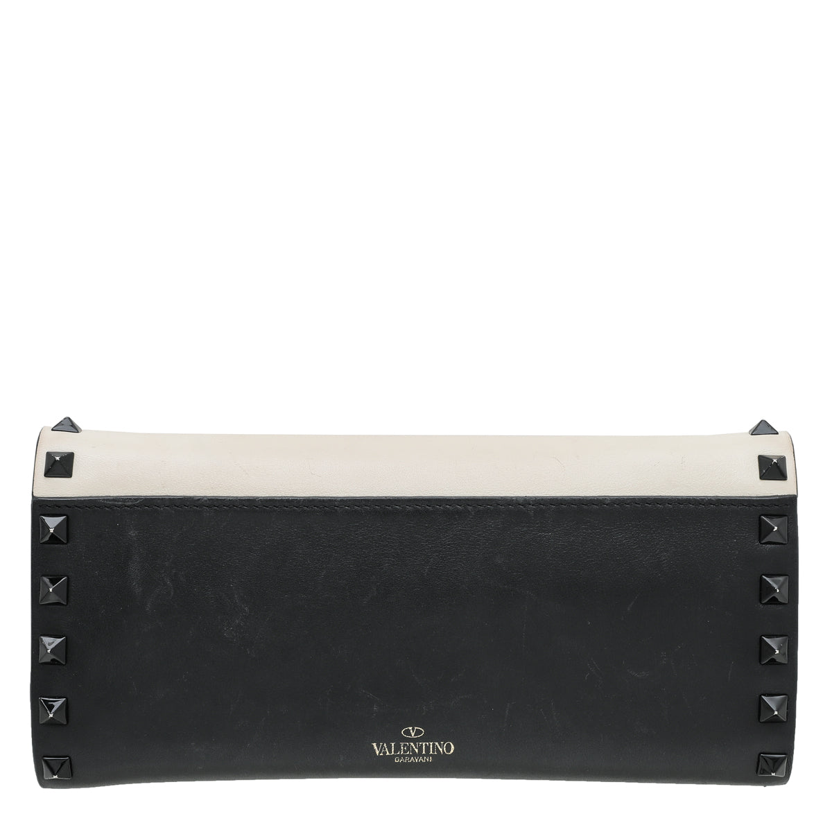 Valentino Bicolor Rockstud Wallet On Chain-Valentino-THE CLOSET