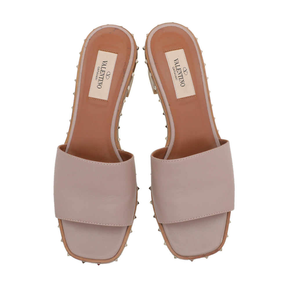 Valentino Poudre Soul Rockstud Mules 36-Valentino-THE CLOSET
