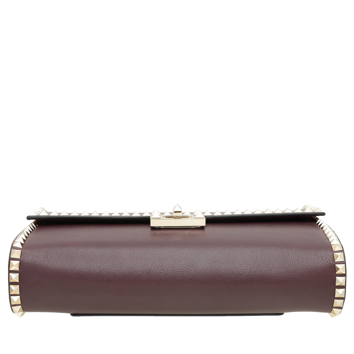 Valentino Burgundy Vitello Rockstud No Limit Flap Bag-Valentino-THE CLOSET