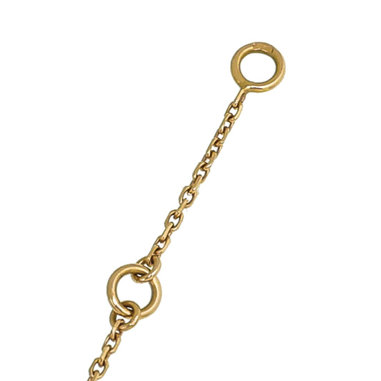 Van Cleef & Arpels 18k Rose Gold Motiv Alhambra Necklace - Estate Jewelry |  Manfredi Jewels