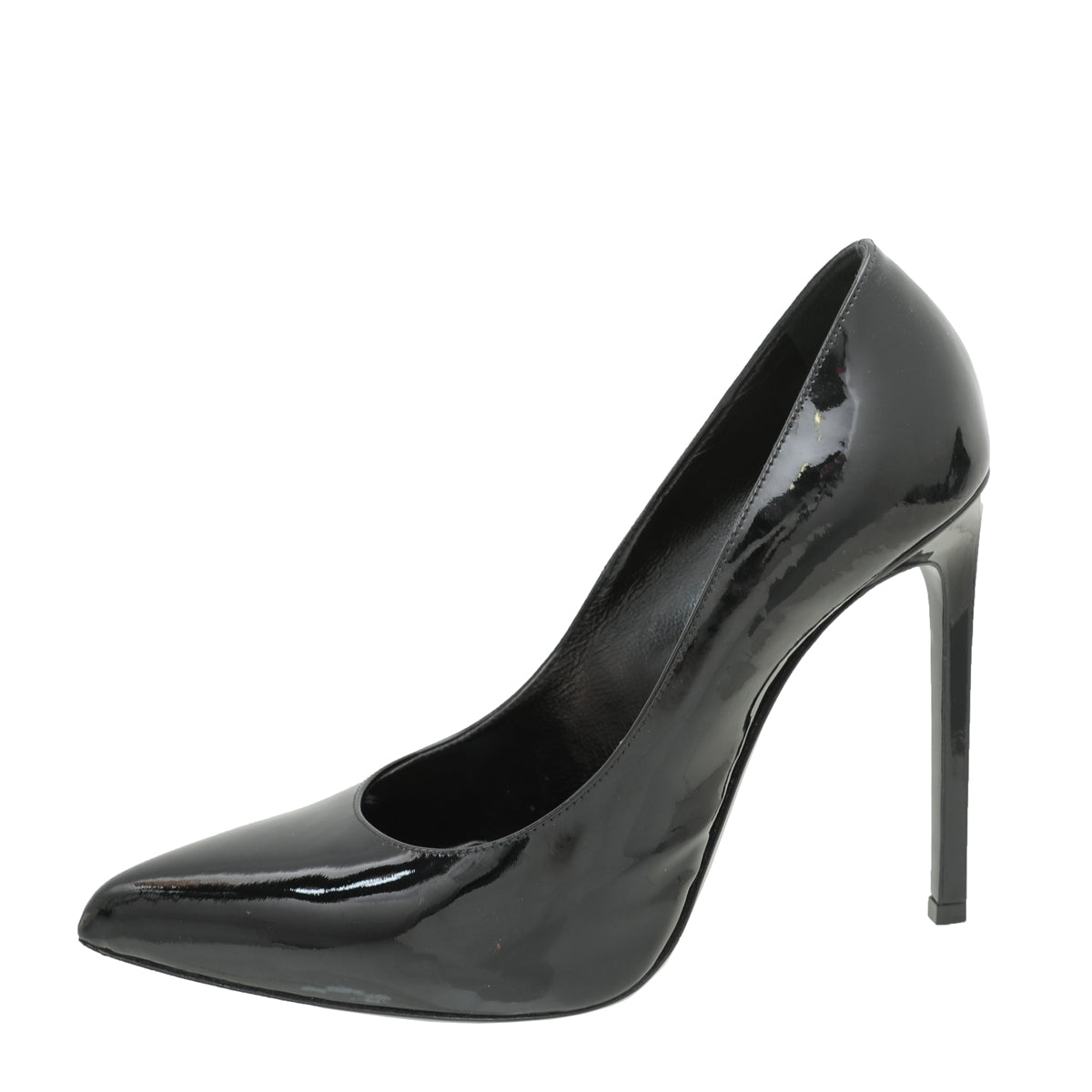 YSL Black Classic Paris Escarpin Pump 37-YSL-THE CLOSET