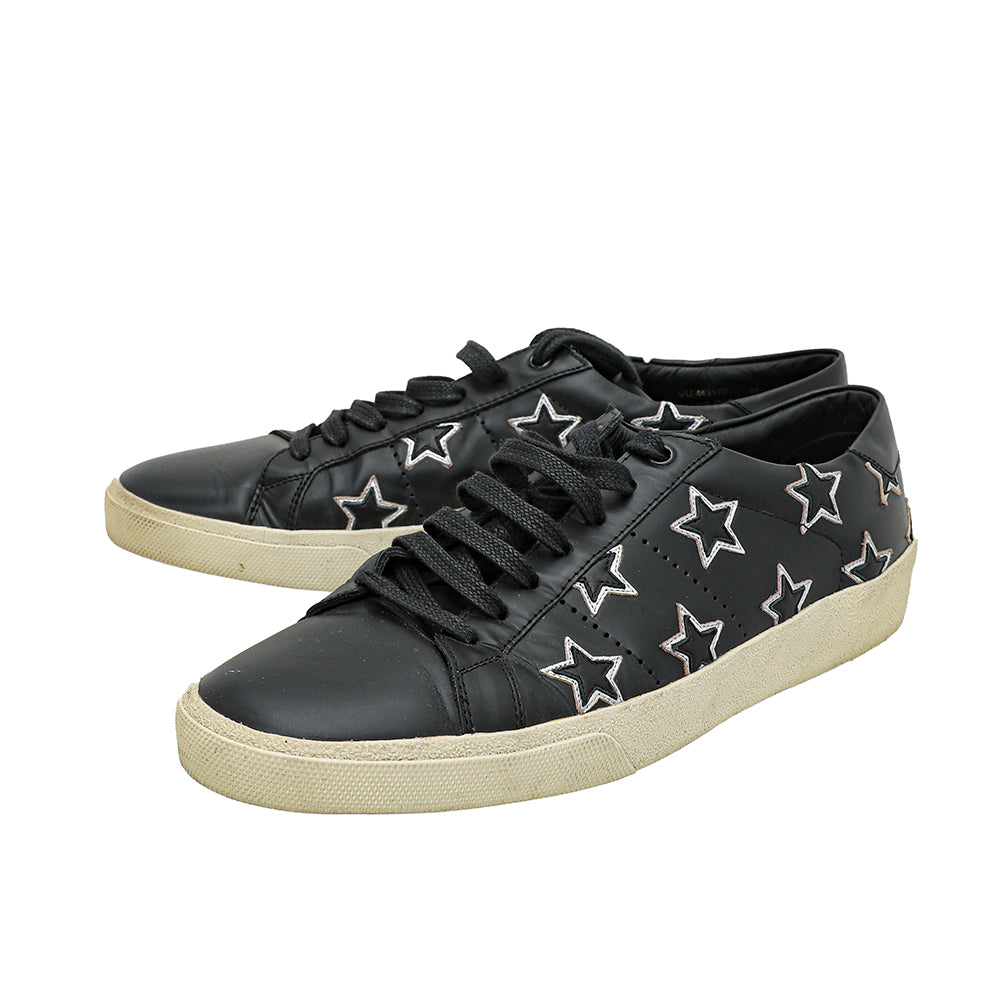 YSL Black Court Classic California Sneakers 44-YSL-THE CLOSET