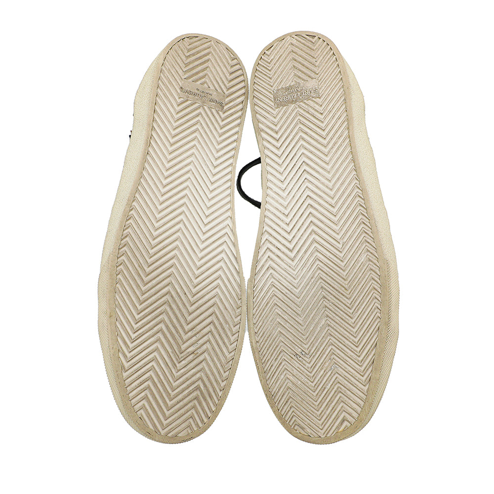 YSL Black Court Classic California Sneakers 44-YSL-THE CLOSET