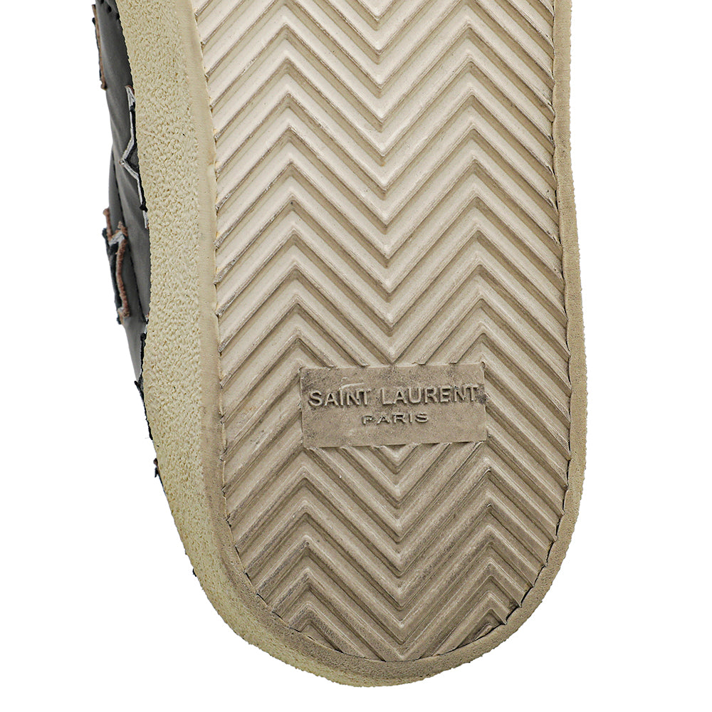 YSL Black Court Classic California Sneakers 44-YSL-THE CLOSET