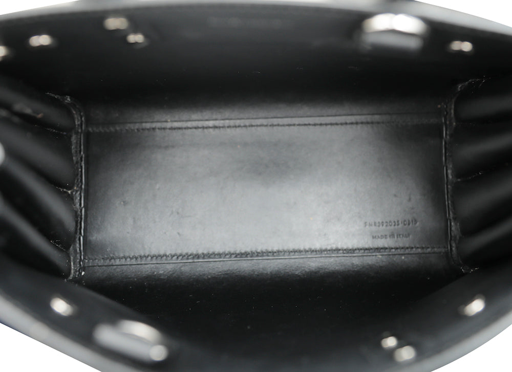 YSL Black Croc Embossed Sac De Jour Bag-YSL-THE CLOSET