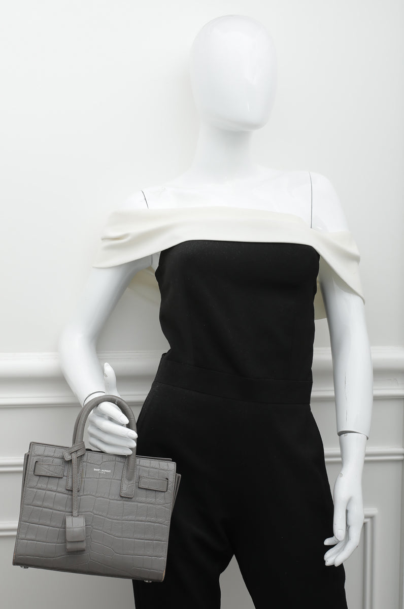 Yves Saint Laurent Email model bag Grey Lambskin ref.1010957 - Joli Closet
