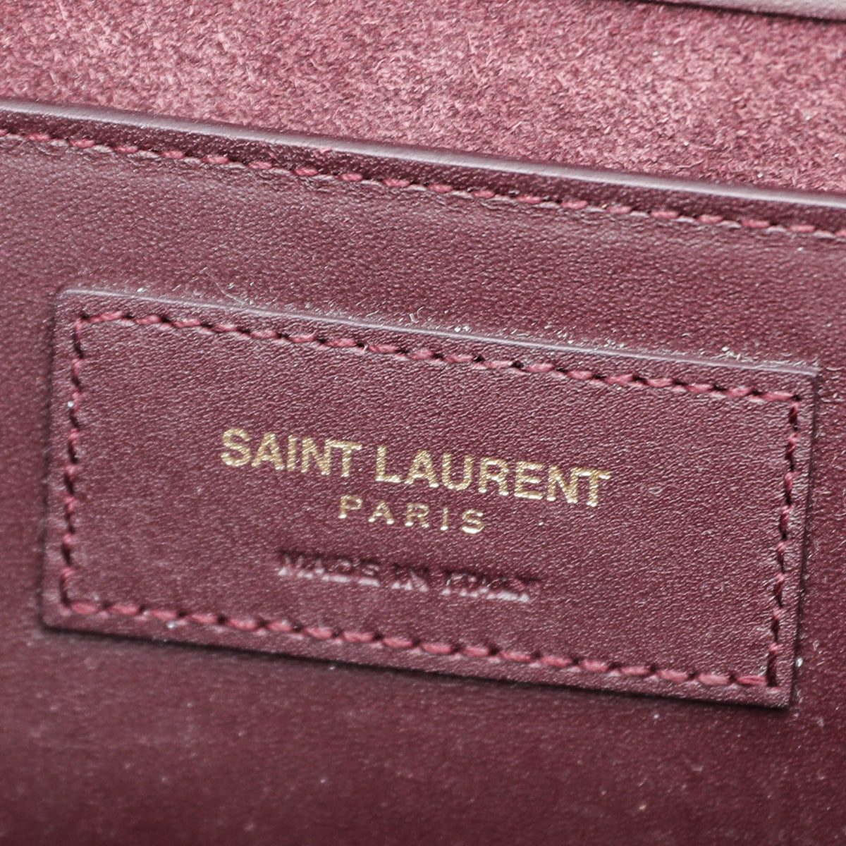 YSL Burgundy Kate Tassel Medium Chain Bag-YSL-THE CLOSET