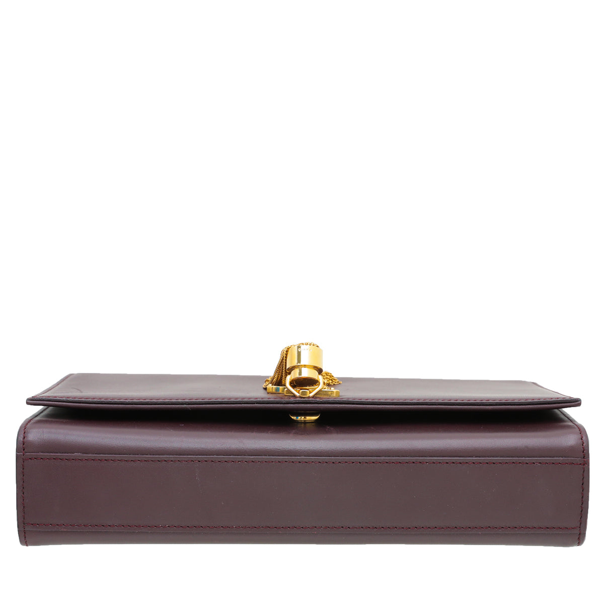 YSL Burgundy Kate Tassel Medium Chain Bag-YSL-THE CLOSET