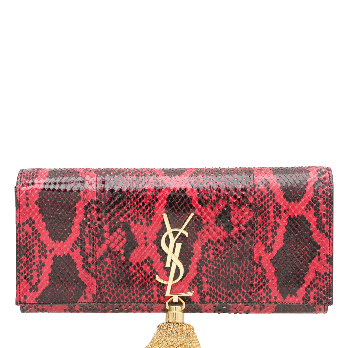 YSL Bicolor Kate Tassel Clutch-YSL-THE CLOSET