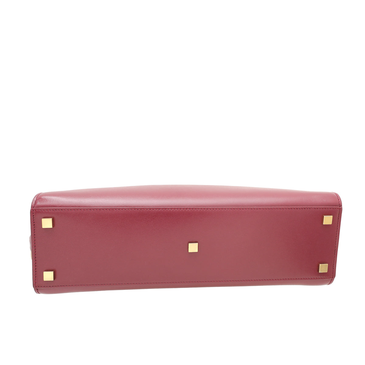 YSL Burgundy Manhattan Small Tote Bag-YSL-THE CLOSET