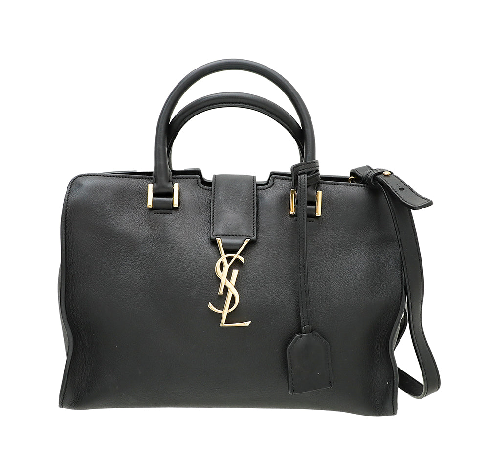 YSL Black Monogram Baby Cabas Bag-YSL-THE CLOSET