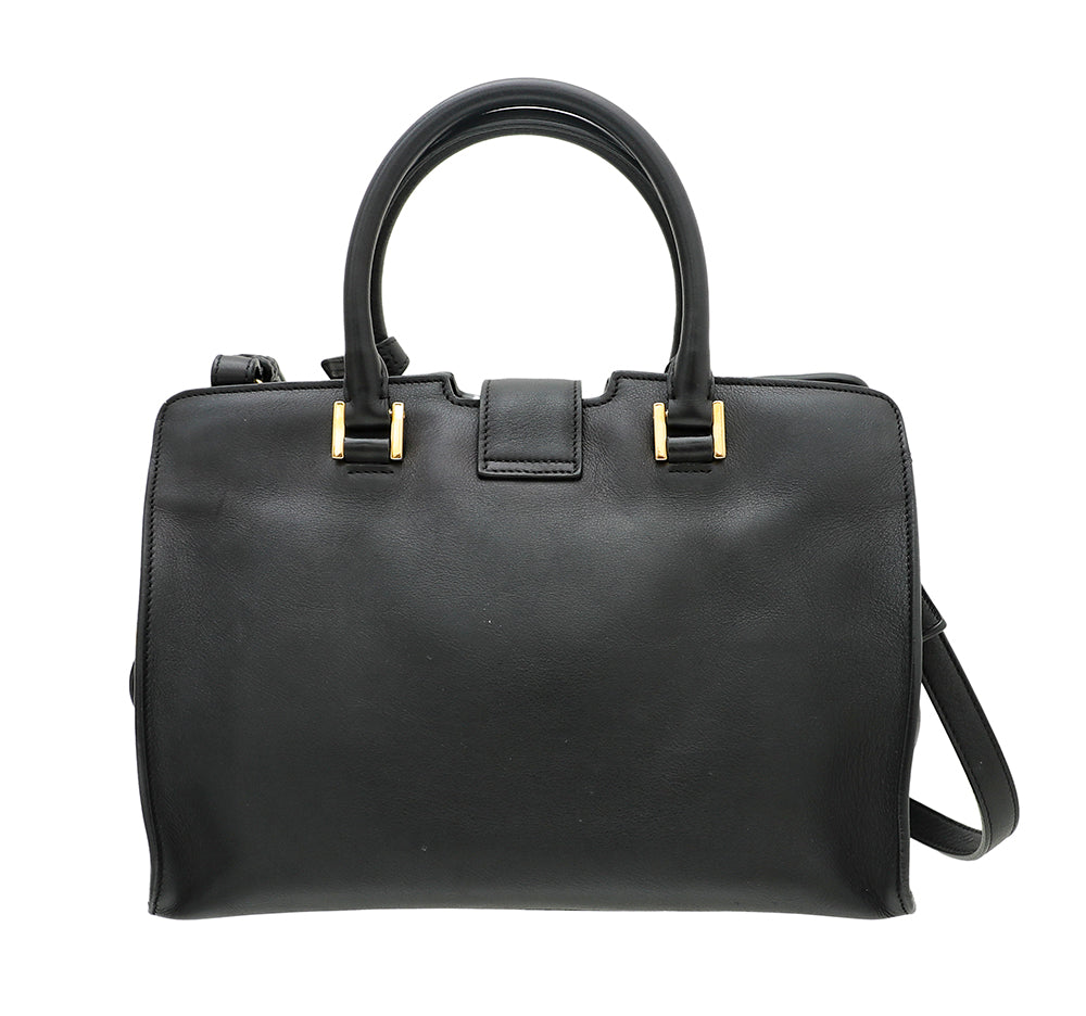 YSL Black Monogram Baby Cabas Bag-YSL-THE CLOSET