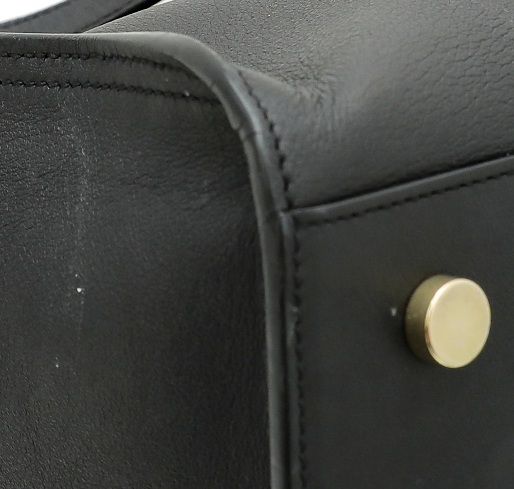 YSL Black Monogram Baby Cabas Bag-YSL-THE CLOSET